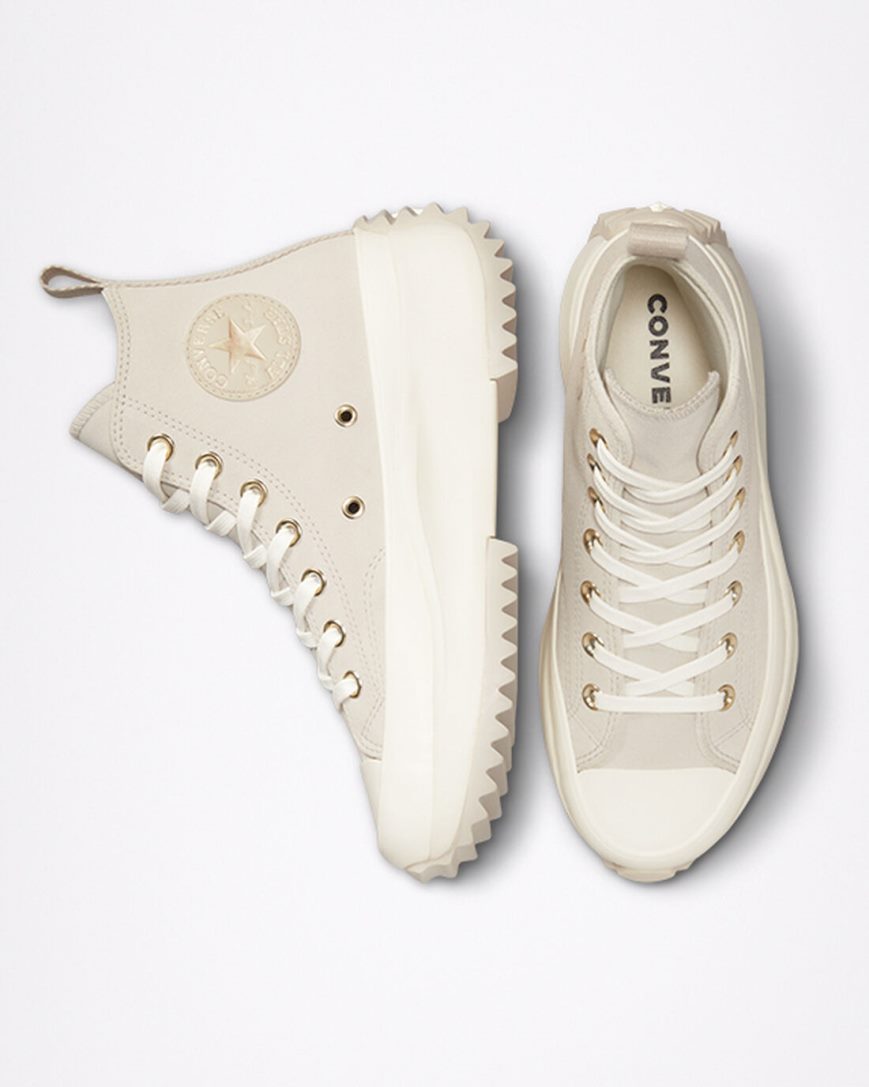 Men's Converse Run Star Hike Earthy Neutrals High Top Platform Shoes Beige | AU 41C05I